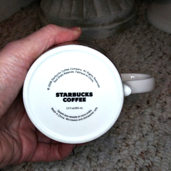 Starbucks 2008 Copper Colored Anniversary Blend Split Tailed Siren Coffee Mug - Picture 7 of 8